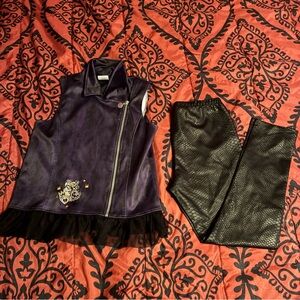 Disney Descendants Mal Halloween Costume Girls Large 10-12